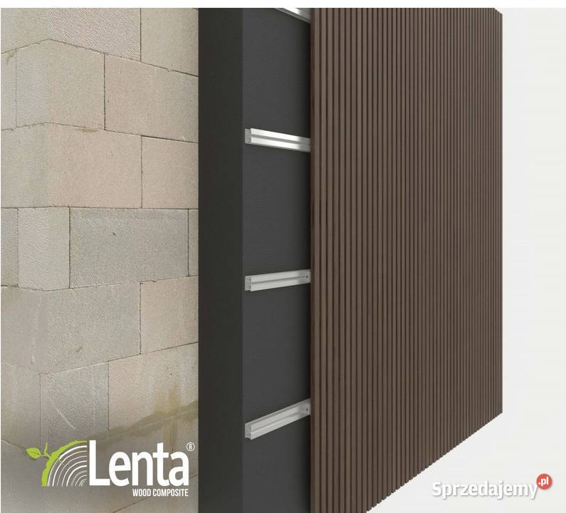 Deska elewacyjna lamele lamelowa 3D LENTA Tarnów