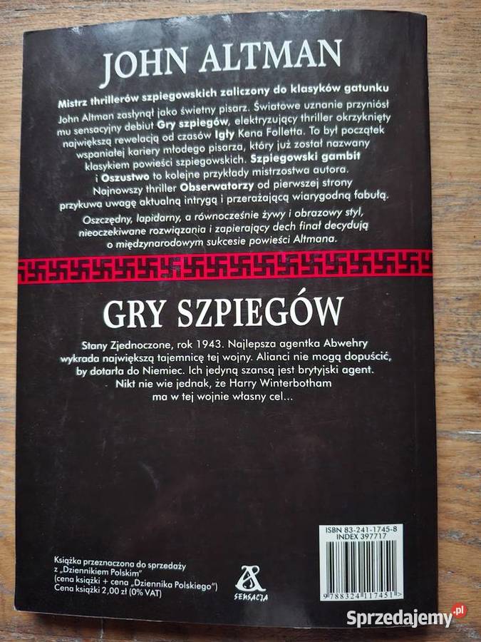 Gry szpiegów John Altman Kraków