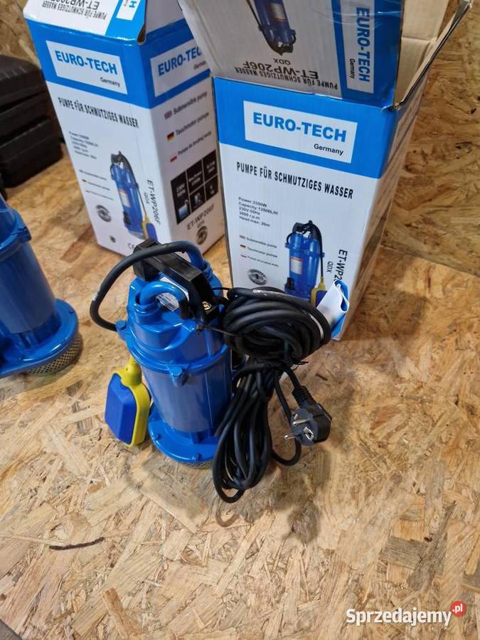 Pompa zatapialna Eurotech 3350 W 12500 lh pływak