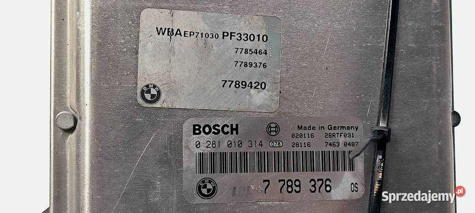 KOMPUTER BMW E 46 LIFT 7789376 Lipno