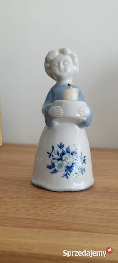 Porcelanowy świecznik Figurka zachodniopomorskie Mirosławiec