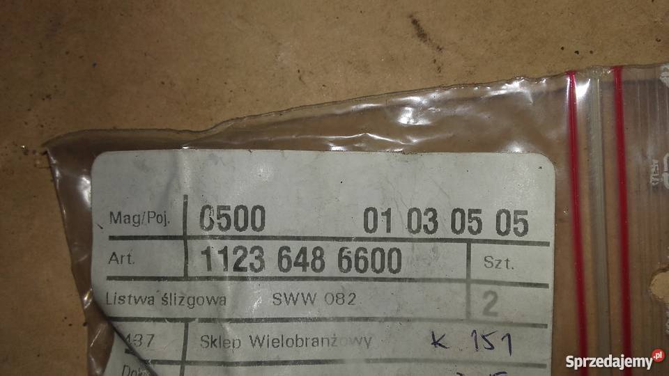 Listwa slizgowa Stih Żywiec sprzedam