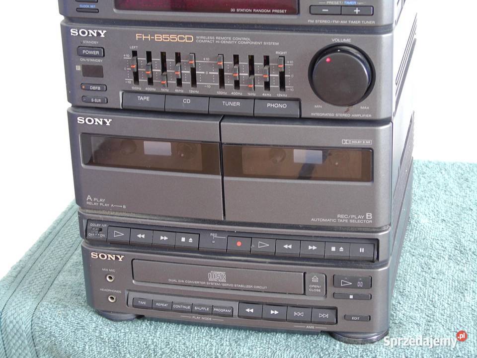 Wieża Sony radio korektor PHONO mocna DOSTAWA
