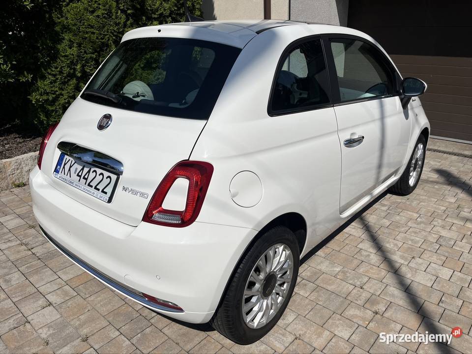 Fiat 500 Dolcevita 10hybrid 2022 światła LED Kraków