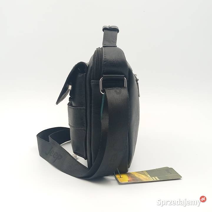 Torba męska listonoszka skórzana na ramie Jeep Moda i Styl Zawiercie