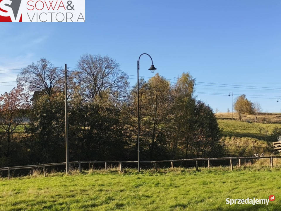 Widokowa działka budowlana wszystkie media Boguszów-Gorce