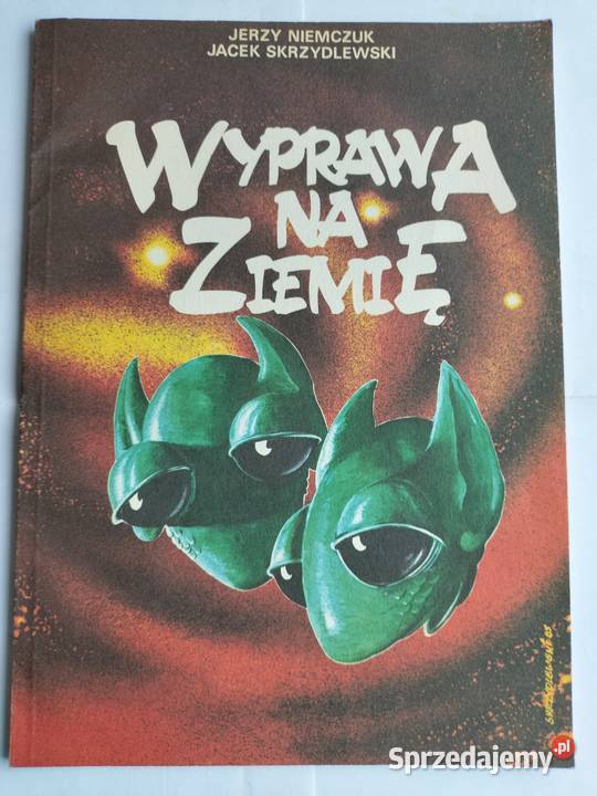 Wyprawa na ziemię JNiemczuk komiks dzieci Rok wydania 1988 Gdynia