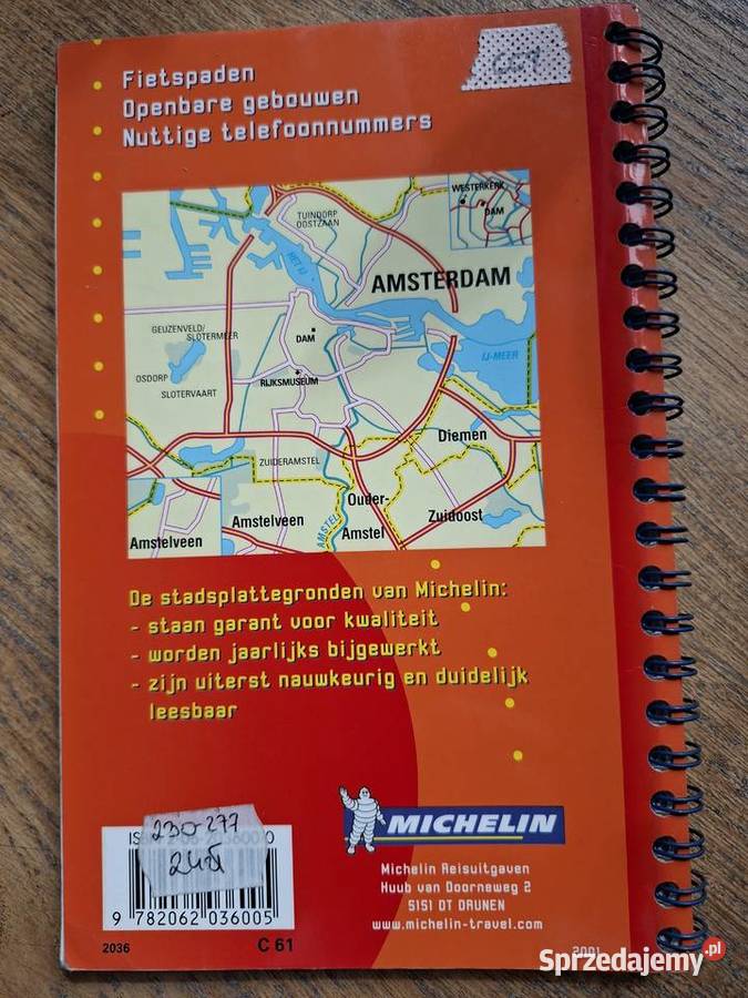 Amsterdam Michelin 1 15 000 wyd w 6 językach Kraków sprzedam