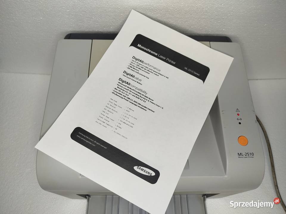Drukarka Samsung ML 2510 Zgierz