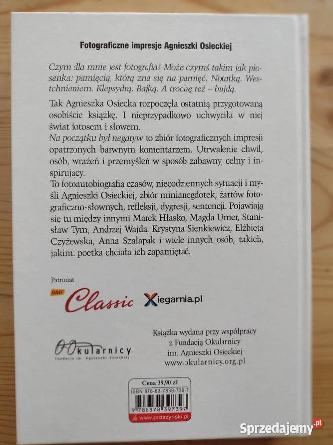 Agnieszka Osiecka Na początku był negatyw Warszawa