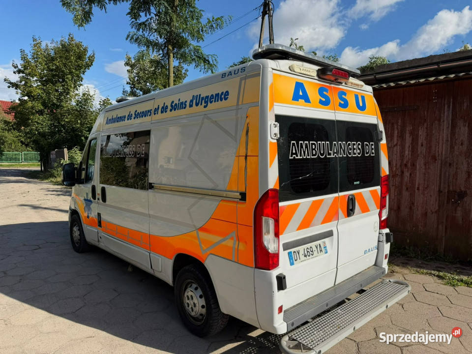 ambulansy Fiat Ducato Fiat Ducato Oryginalny centralny zamek wielkopolskie Gostyń