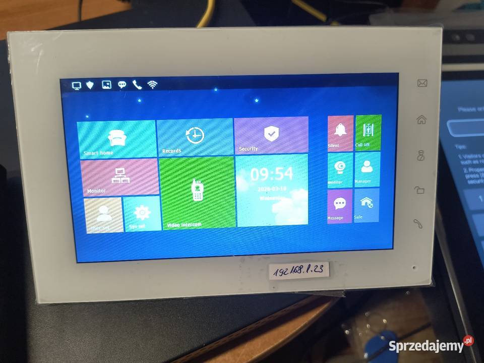 Super wideodomofon rozpoznawanie twarzy RFID Kraków