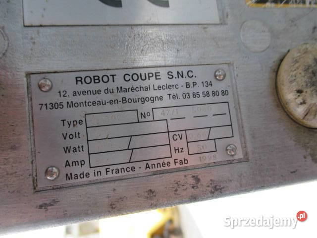Szatkownica Do Warzyw Robot Coupe R302 Gastronomia Ostrów Wielkopolski