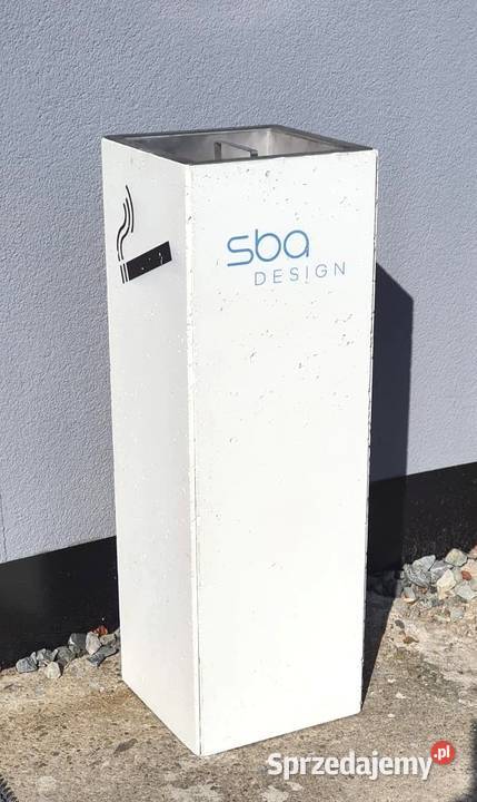 Popielnica stojąca beton architektoniczny Kraków