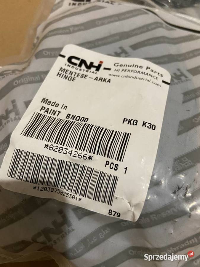 Zawias 82034266 szyby tylnej Holland Case NOWY podlaskie sprzedam