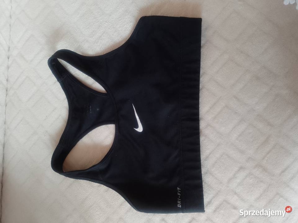 38M NIKE Czarny top fitness z Londynu bokserka Nike małopolskie Kraków