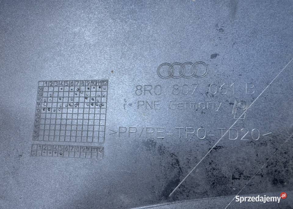 Spoiler dół zderzaka przód Audi q5 I 1 0812 8R0 Spoilery Międzychód