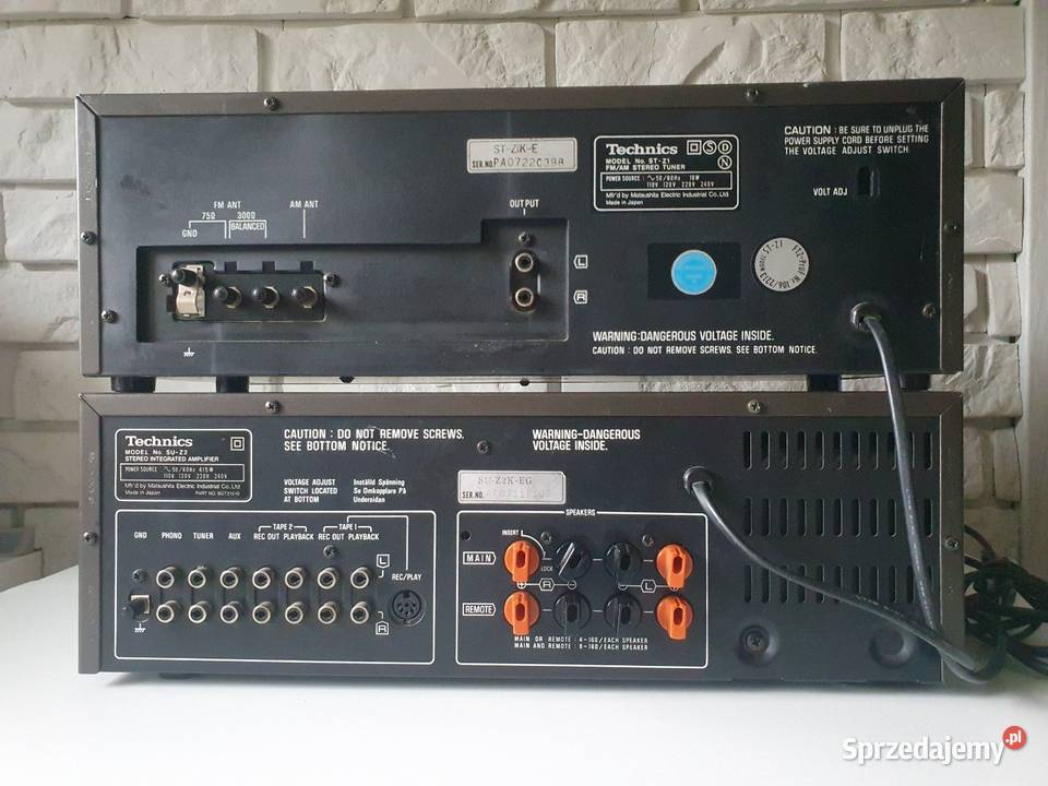Wieża stereo Technics SUZ2 STZ1 JAPAN Solnica