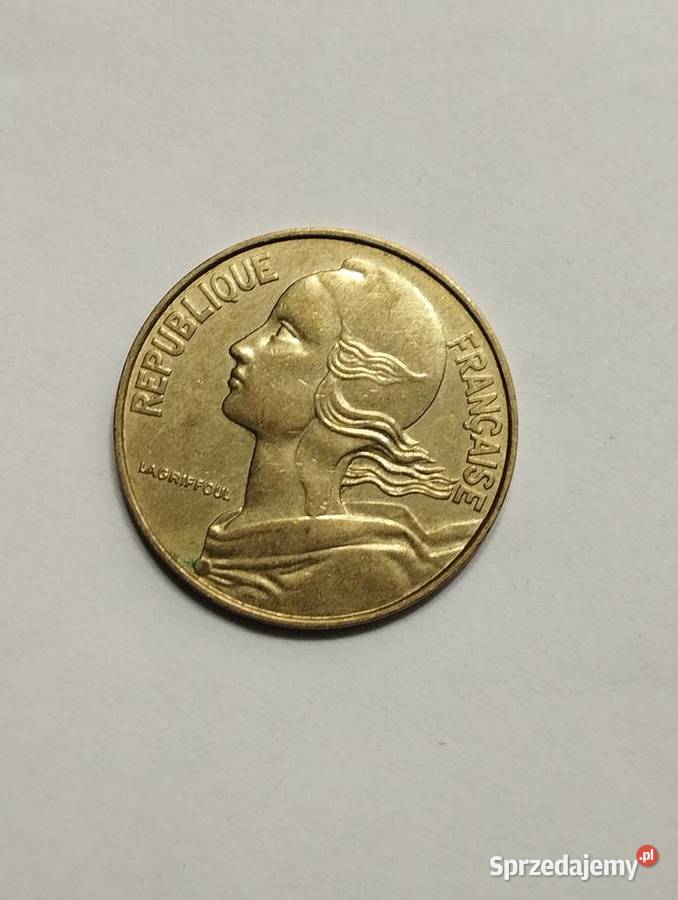 Sprzedam monetę Francja 20 centymów 1980r kujawsko-pomorskie Bydgoszcz sprzedam