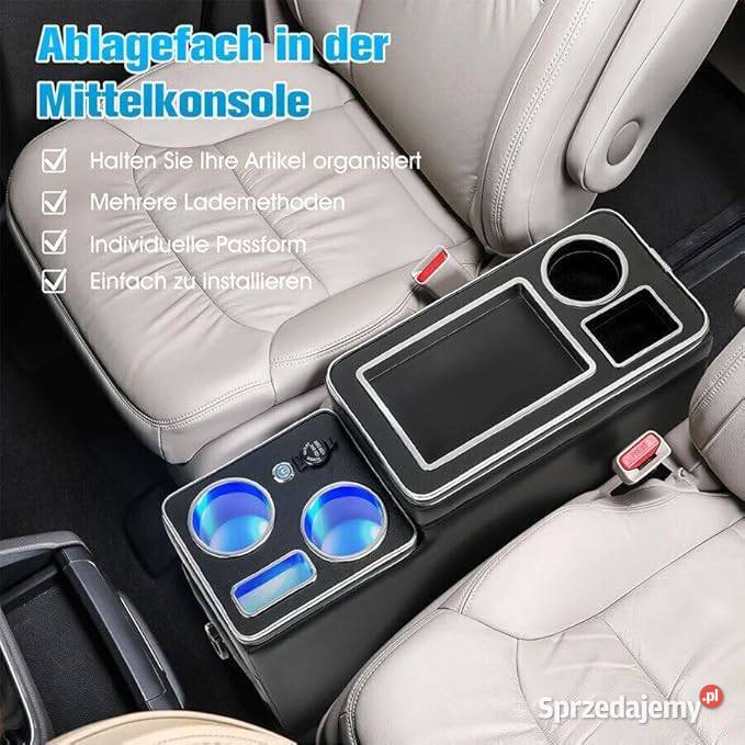 Podłokietnik LED do kompatybilna z VW T5 T6 T61 Myszyniec sprzedam