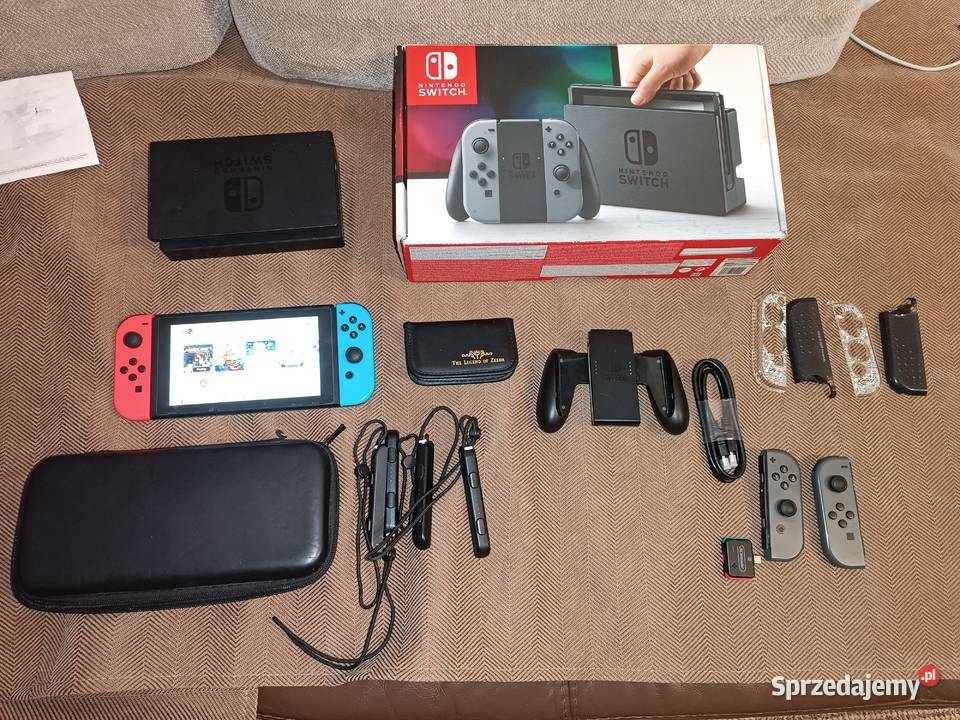 Konsola Nintendo Switch cwf duży zestaw Libiąż