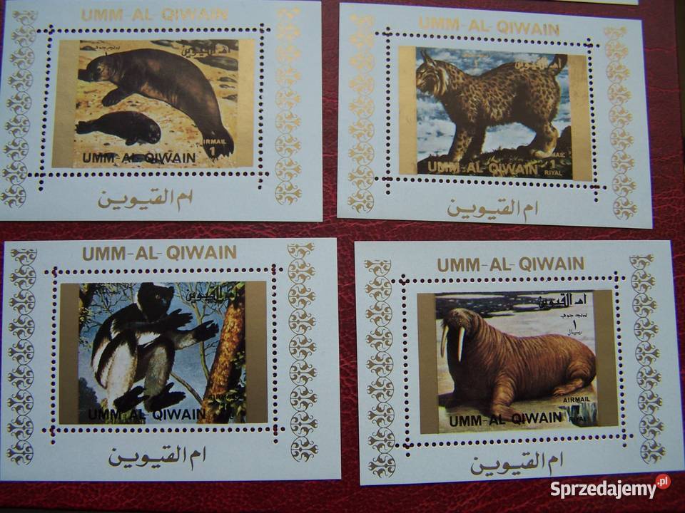Umm Al Quiwain ZEA MNH 1972 Dzikie Zwierzęta Tychy