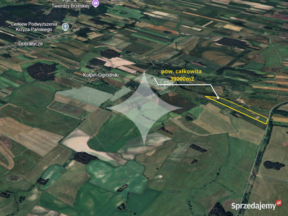 Ziemia rolna o pow 39 Ha w gminie Terespol Murawiec