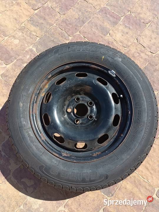 Koło zapasowe 5X100 195X65XR15 skody octavi Motoryzacja kujawsko-pomorskie Aleksandrów Kujawski