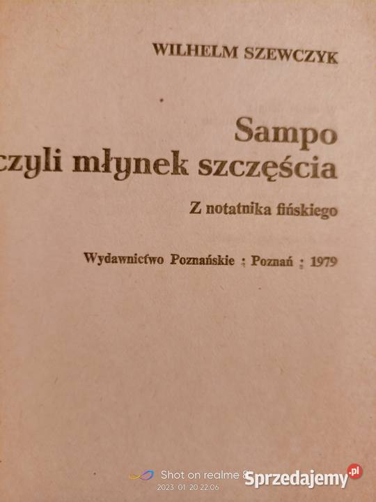 Sampo czyli młynek szczęścia książki Warszawa mazowieckie