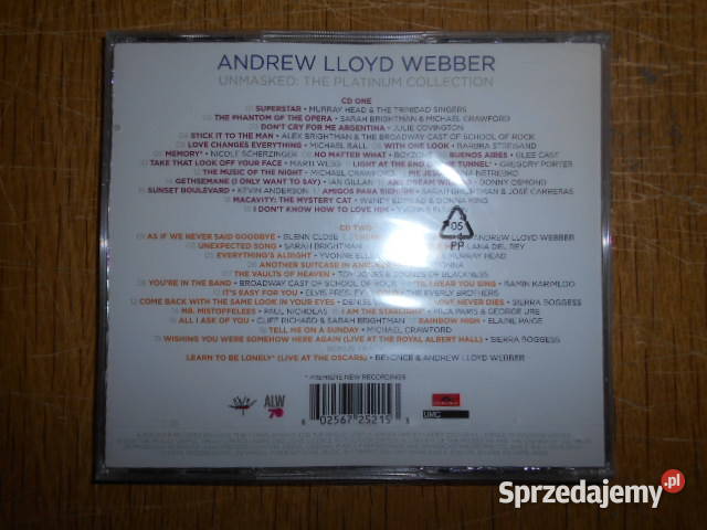 Andrew Lloyd Webber Unmasked The Platinum Płyty i kasety