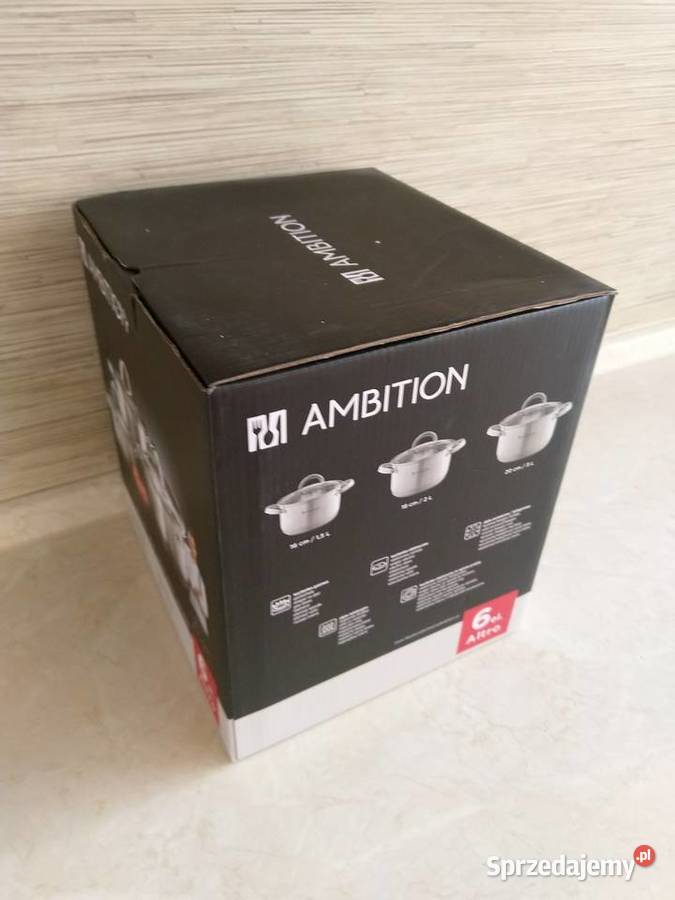 NAJTANIEJ Zestaw Garnków z Pokrywkami ALTROI Zabrze