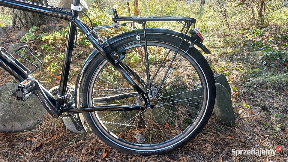 Alu Czarny Rower Miejski Męski 3x8 Alivio Wołów sprzedam