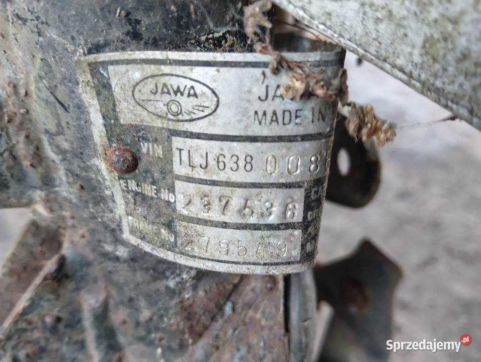 Stara rama motocyklowa JAWA Strzyżów