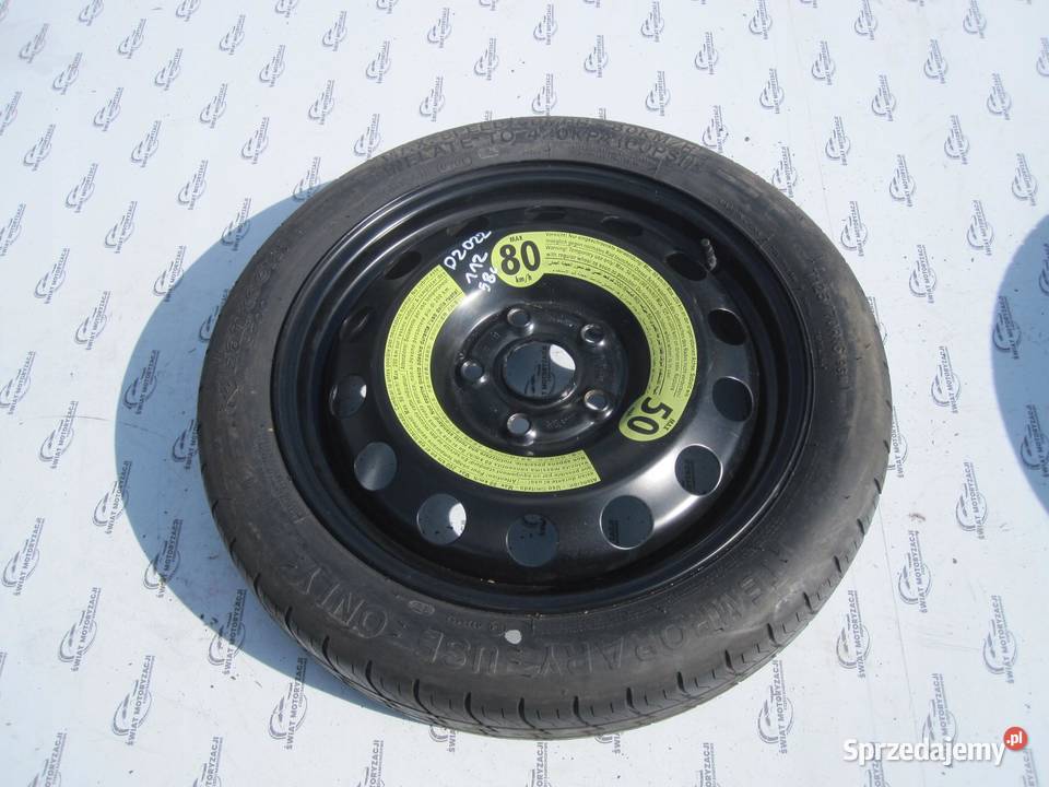 GOLF AUDI SEAT ALTEA koło dojazdowe 1257016 96M