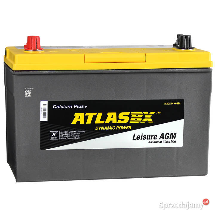 Akumulator ATLAS AGM BX Dynamic Power 100Ah Zgierz sprzedam
