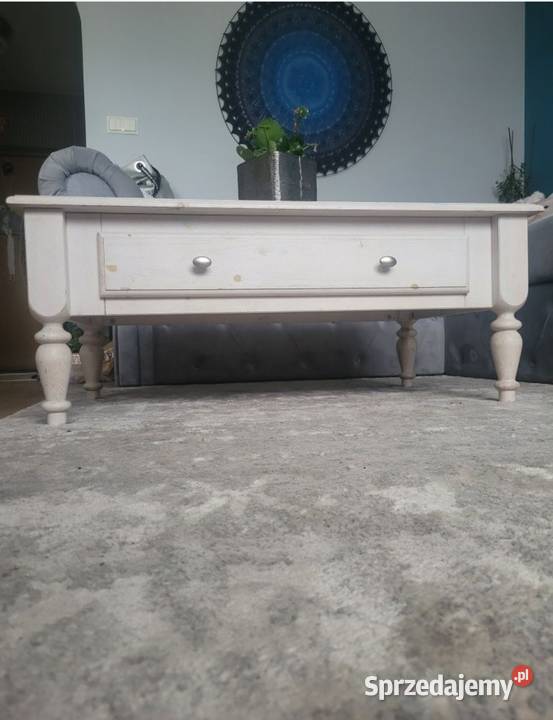 Ława stolik glamour z szufladą 60cm Legnica