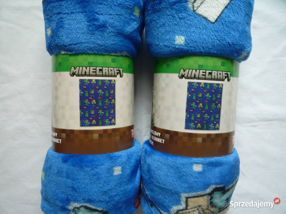 Minecraft Nowy Koc 130x160 sprzedam