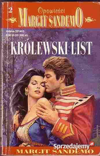 4842 KRÓLEWSKI LIST OPOWIEŚCI MAGRIT SANDEMO Proza i poezja Czyrna sprzedam