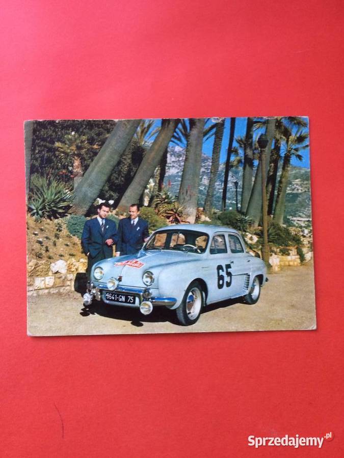 2638 Widokówka Rajd Monte Carlo 1958 sprzedam