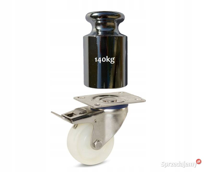 Koło kółko skrętne 80mm 140 nylonowe nierdzewne Kozienice sprzedam