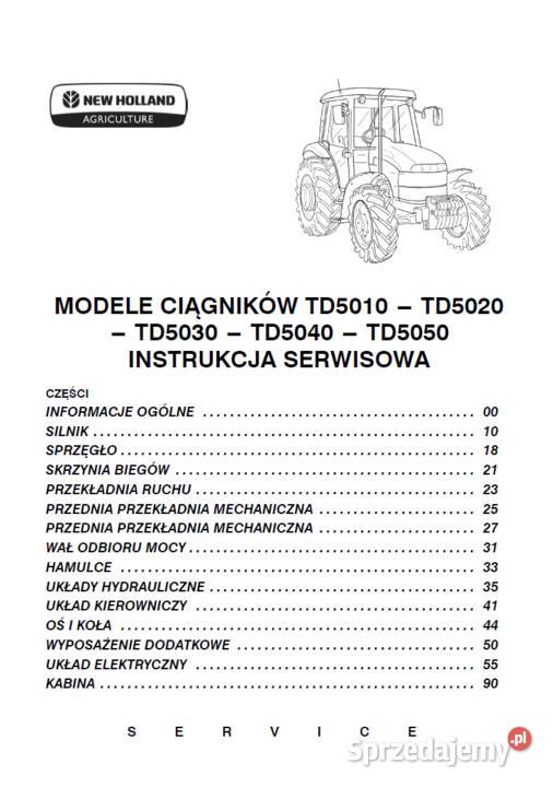 Holland TD5010 TD5020 TD5030 TD5040 TD5050 Gdańsk
