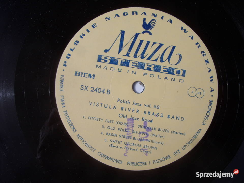 jazz lp vistula river bras band MUZA SX 2404 dolnośląskie Wołów