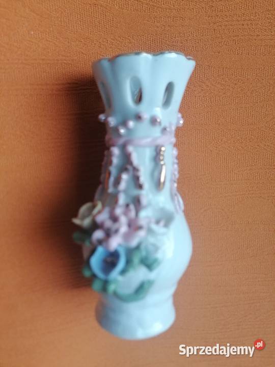 Wazonwazonik ceramicznyperłowy wysokość 105 Łódź