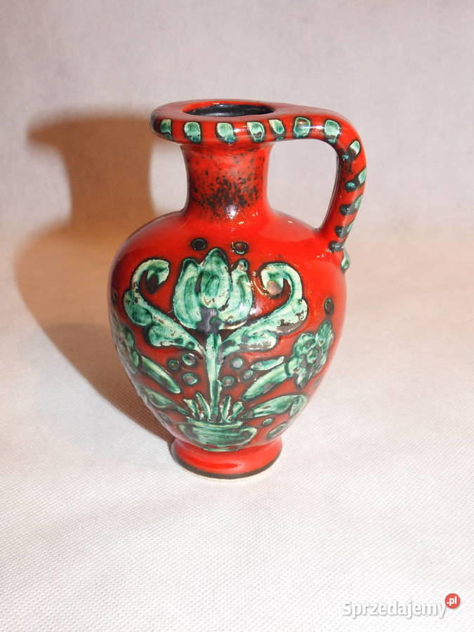 Śliczny stary ceramiczny wazonik niemiecki Porcelana i szkło Inowrocław