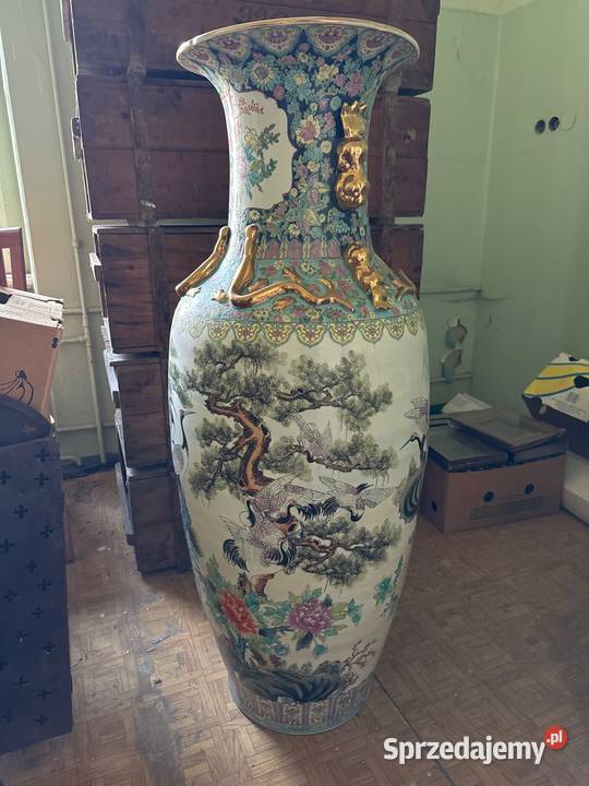 Ogromny porcelanowy dzban 134 wazon amfora antyk dolnośląskie Międzylesie