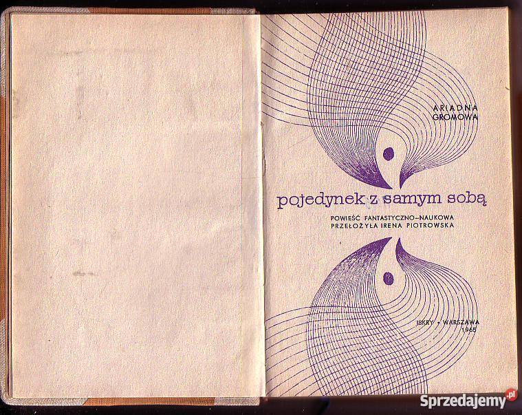 8175 POJEDYNEK Z SAMYM SOBĄ POWEŚĆ FANTASTYCZNO science fiction Czyrna