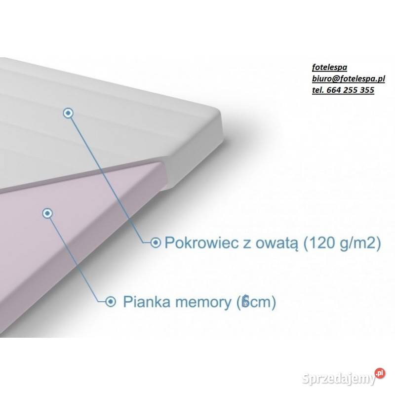 Topper toper materac nawierchniowy mata memory Ostrów Wielkopolski