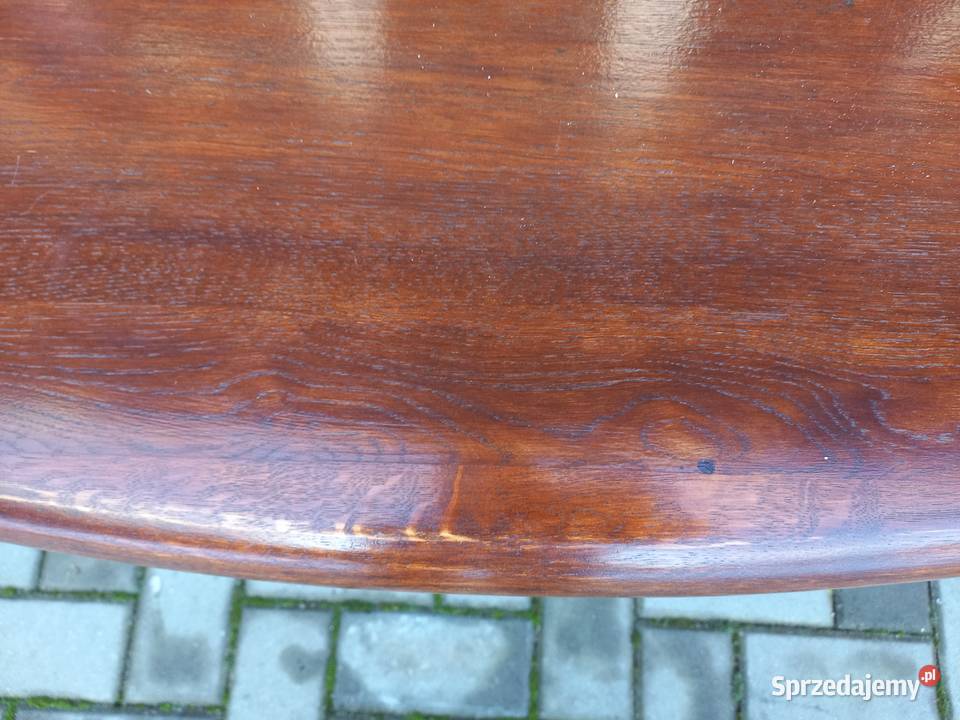 Stolik kawowy dębowy owalny holenderski Ława 455 Stoliki kawowe i ławy Gawroniec