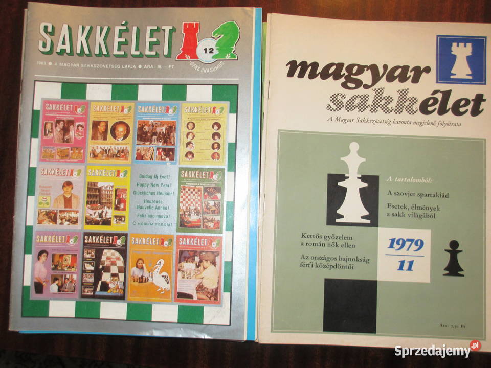 Czasopismo szachowe Magyar Sakkelet 31 z lat Warszawa