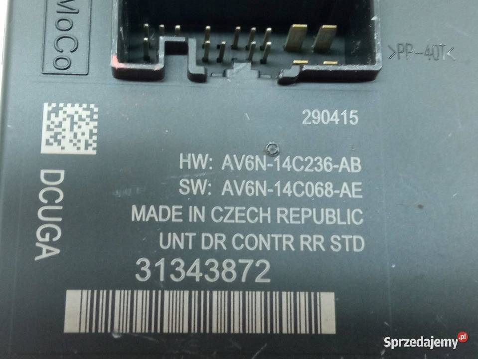 MODUŁ DRZWI TYŁ LEWY PRAWY KPL 31343872 Volvo sprzedam